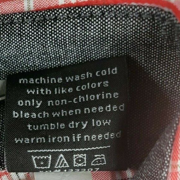 Tailored Fit Sean Jean Fiery Red SW130435 Cotton Men Extra Large Shirt - Picture 5 of 12